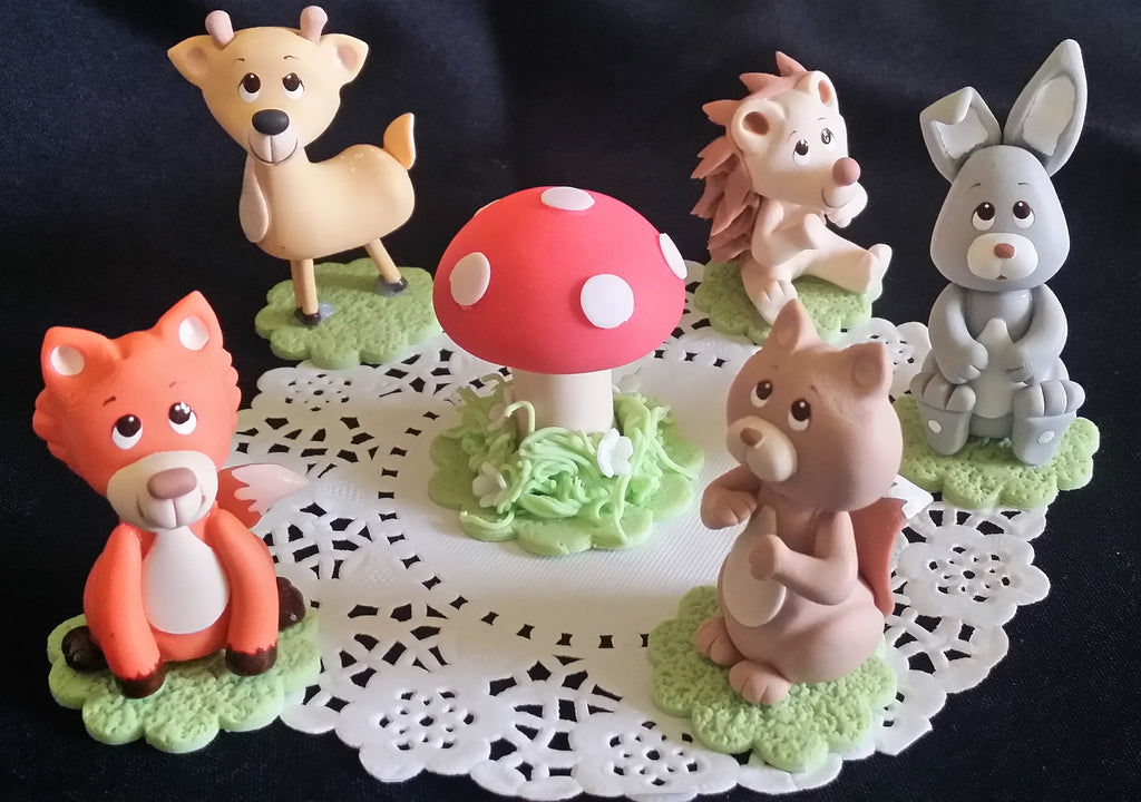 baby woodland animal figurines