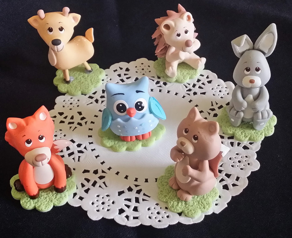 baby forest animal figurines