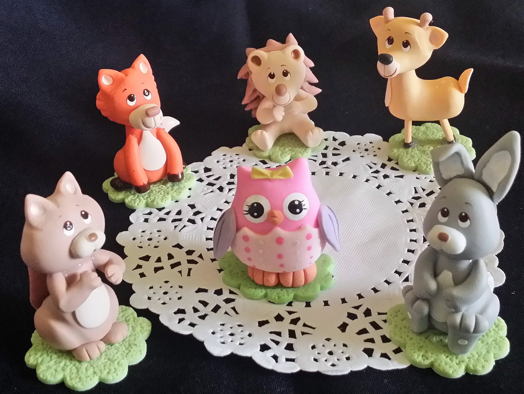 baby forest animal figurines
