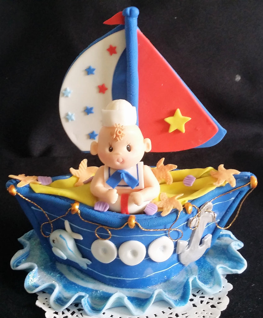 Nautical Birthday Red Blue Nautical Baby Shower Sailor Decorations Baby Sailor Tooper