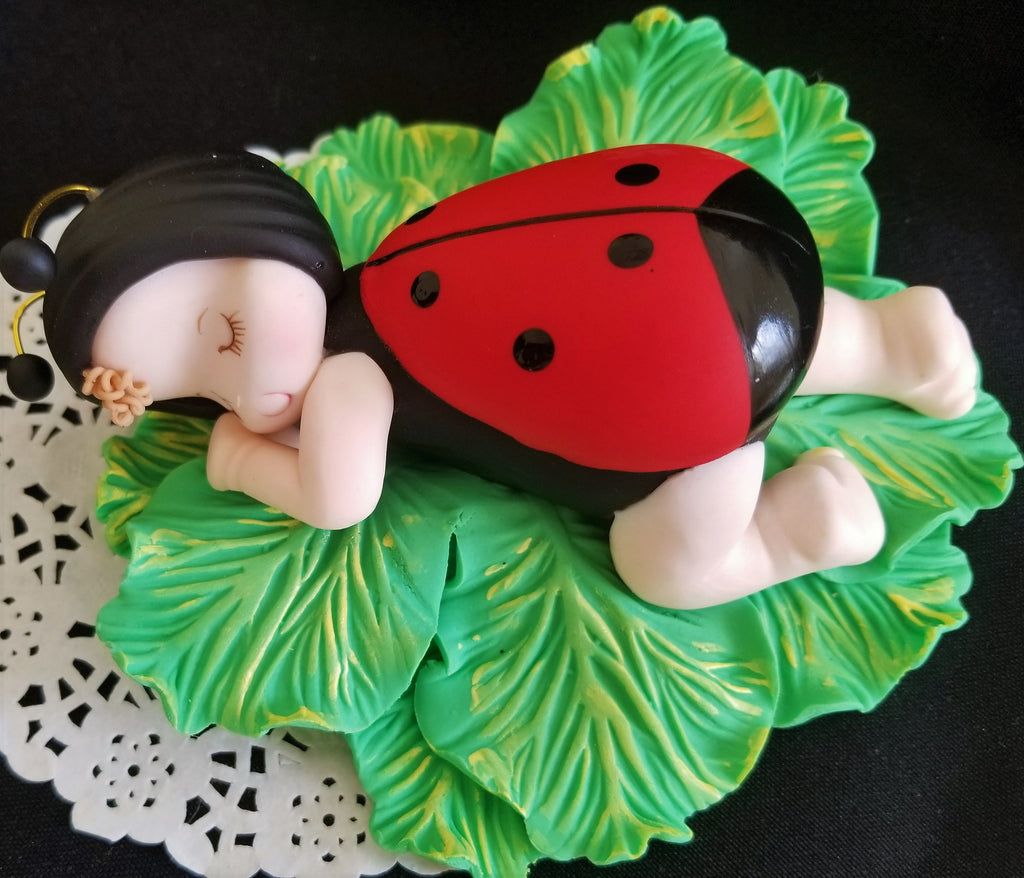 ladybug baby shower cake