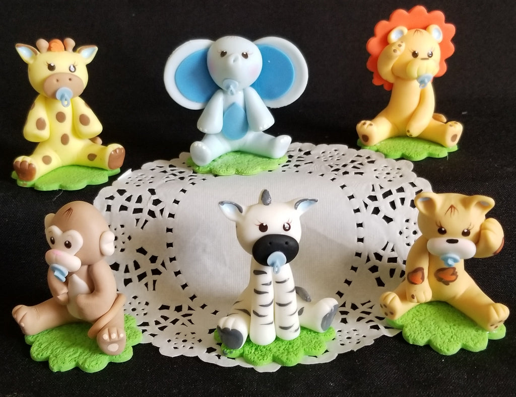 safari animals cake