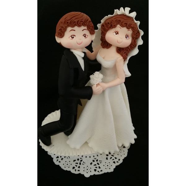  Bride  Groom  Unique Wedding  Cake  Topper  Wedding  Figurine 