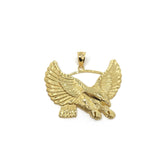 Flying Eagle 10K Yellow Gold Pendant - Solid Gold Online