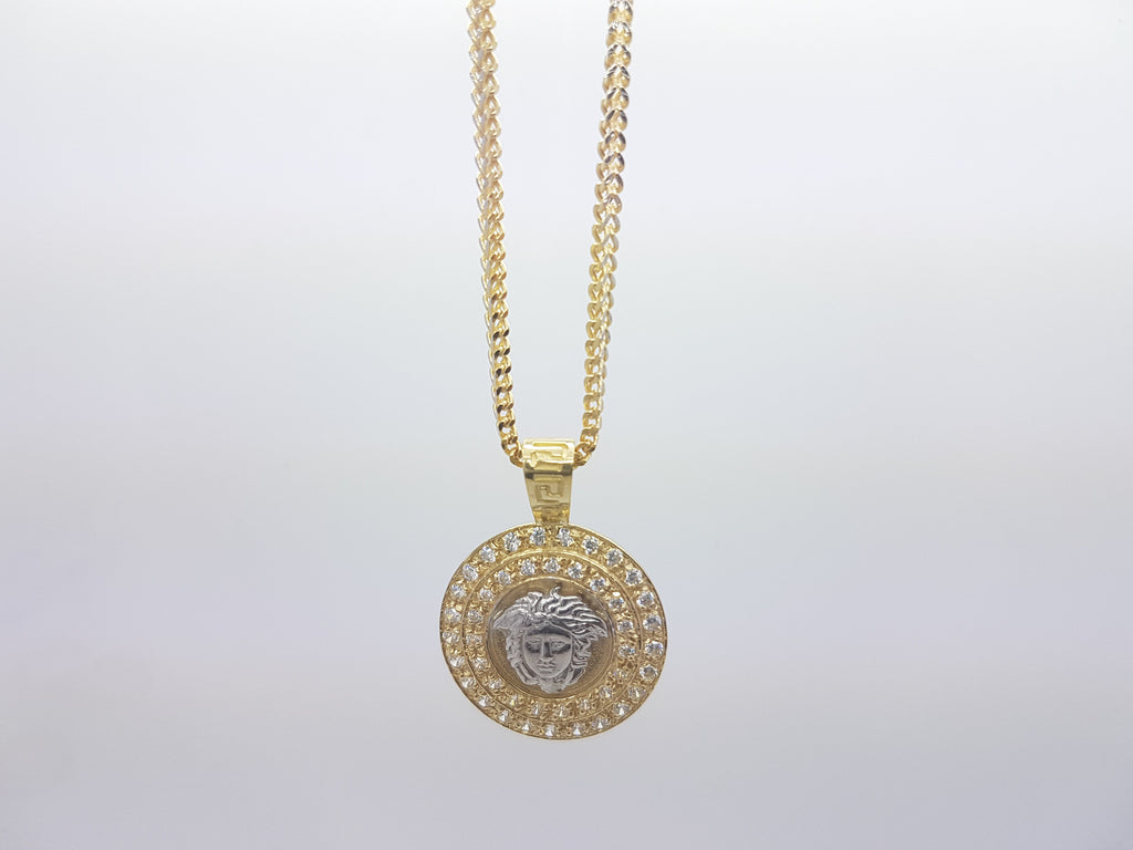 are versace necklaces real gold