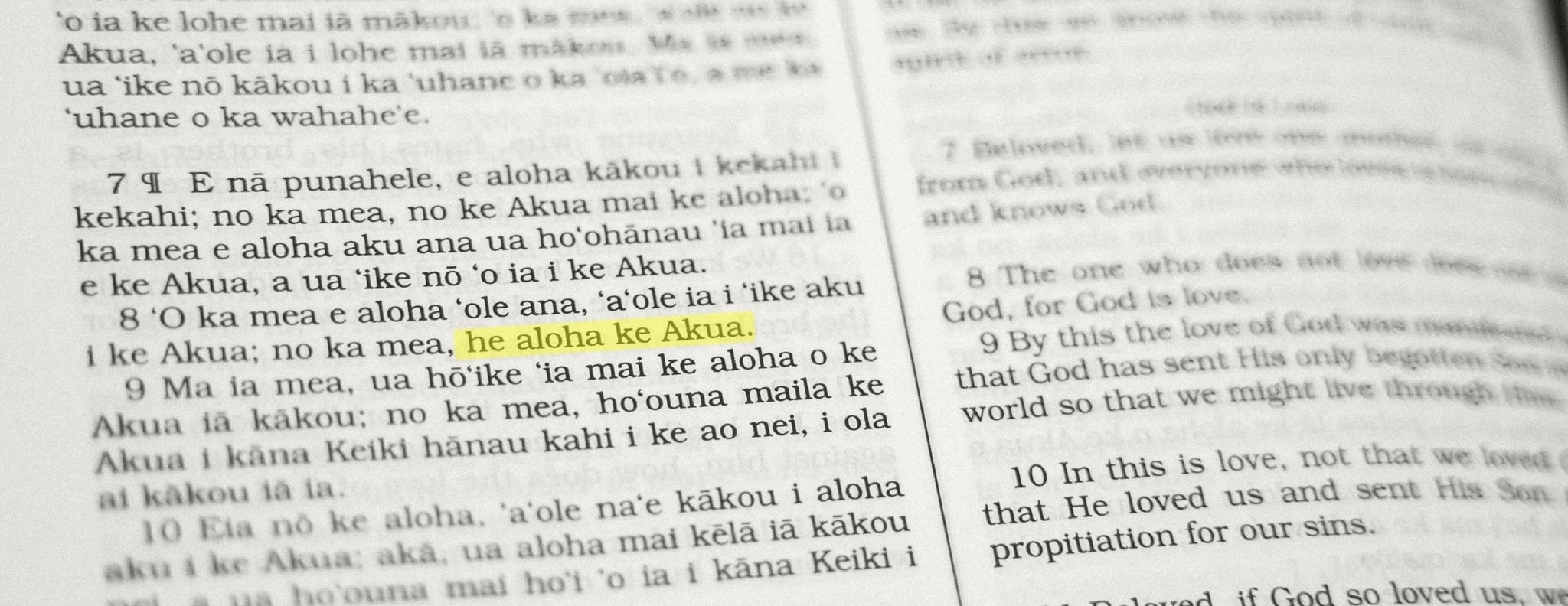 Aloha Ke Akua in the Bible
