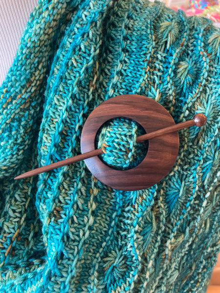 Classic Off Center shawl pin from Jūl Designs