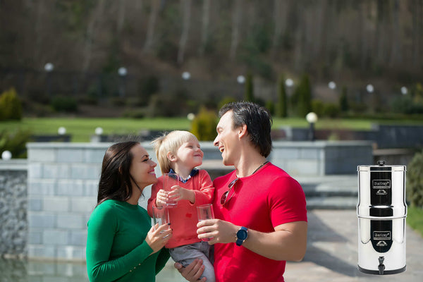 Family Enjoying Big Berkey Water Filter