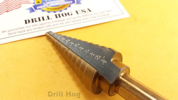 step drill bits hog