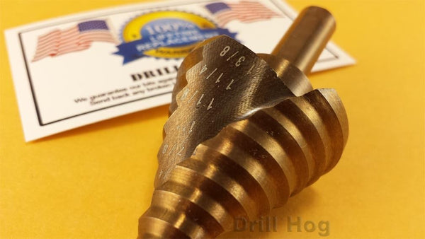 step drill bits hog