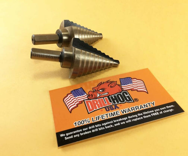 step drill bits hog