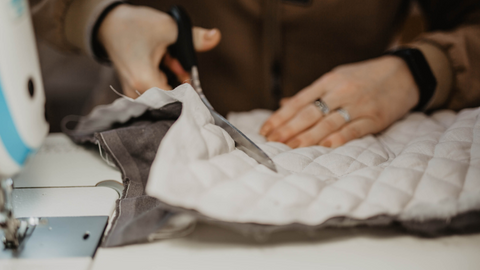 Linen and Letters  making Aga pads