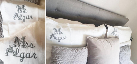 Mrs Mrs Linen Pillowcases