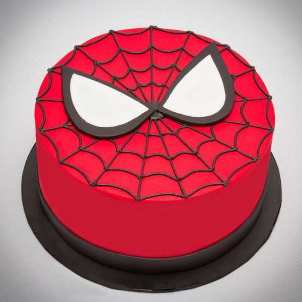 Red Black Spider Man Cake Bloomsvilla