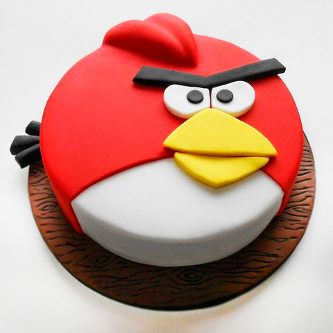 angry bird black bird cake