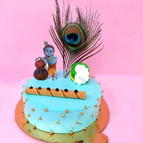 Janmashtami Special Blueberry Cake - Cake for you