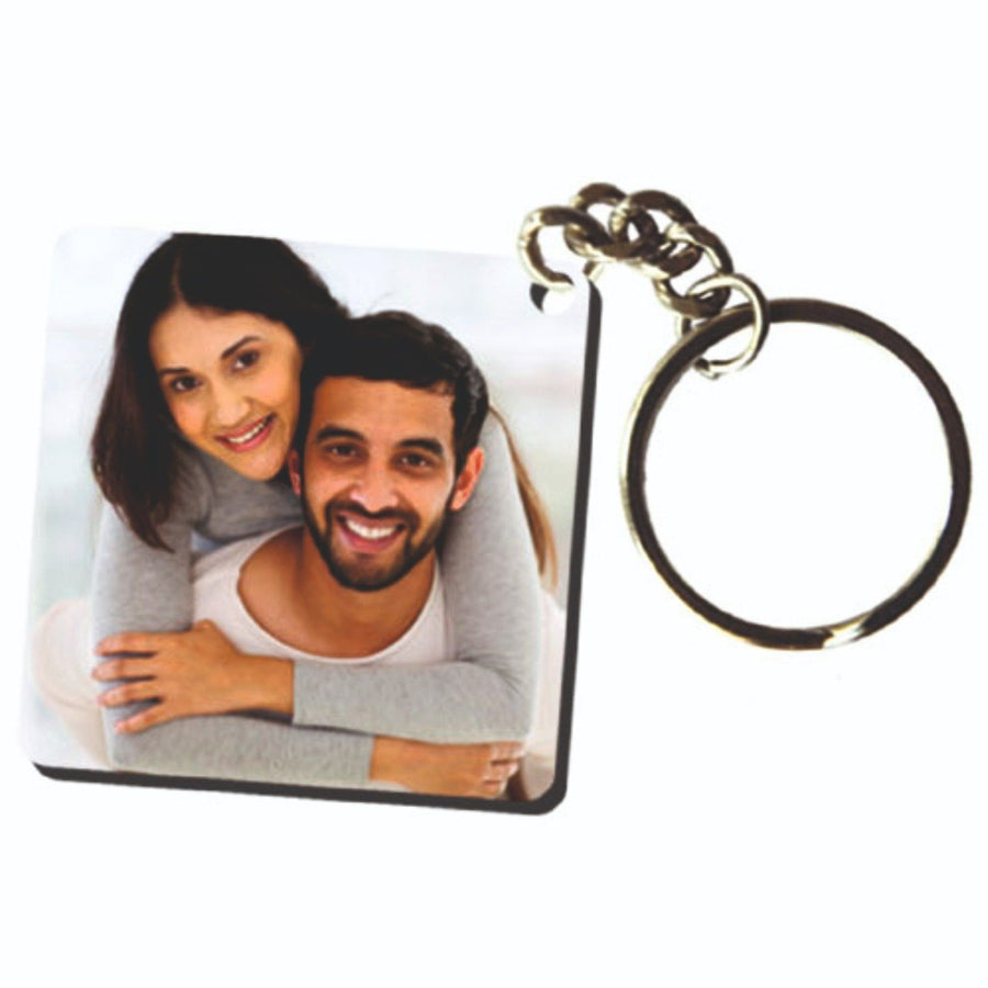 Personalised Heart Photo Keyring UK Next Day Delivery