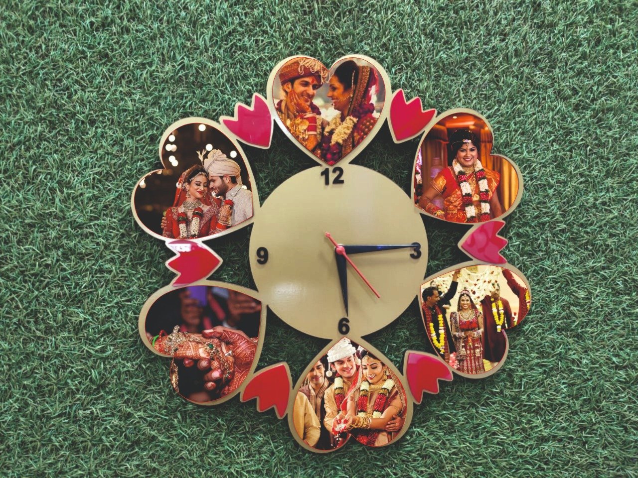 Personalized Gift Wall Clock For Anniversary Bloomsvilla