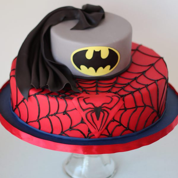 Appetizing Spiderman Theme Cake Bloomsvilla