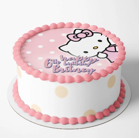 Kawaii Hello Kitty Children's Birthday Cake Decorative Insertion Cartoon  Party Decoration Baking Plug-in Anime Party Decoration - AliExpress