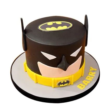 Killer Face Of Batman Theme Cake - Bloomsvilla