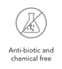 Antibiotica- en chemicaliënvrije natuurlijke traanvlekpreventie