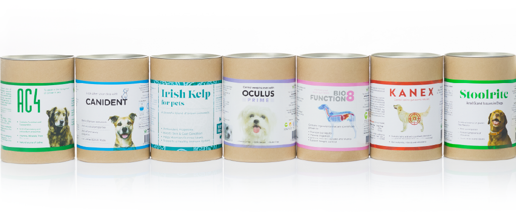 Full range of supplements from Seaweed For Dogs