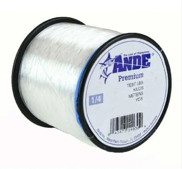 Ande Premium Monofilament Line 1/4 lb. Spool - 25-lb. - Clear