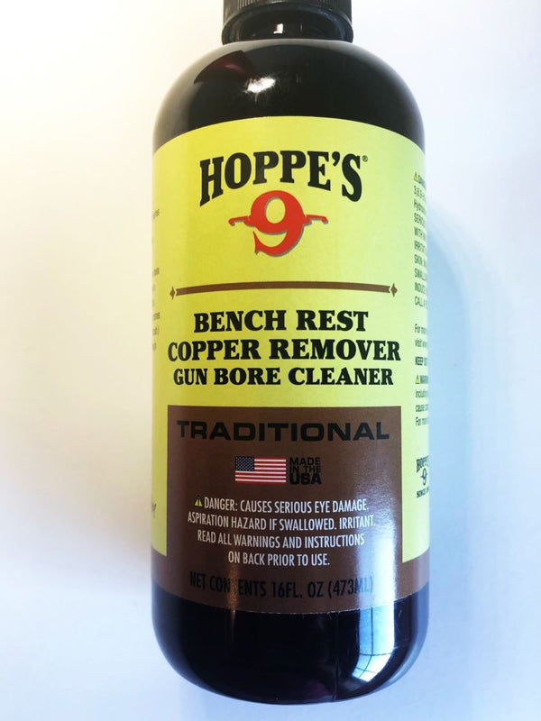 Hoppe's No.9 Bench Rest Copper Remover Gun Bore Cleaner 16oz BR916