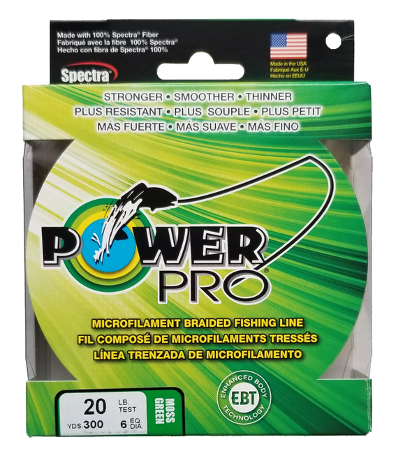 Power Pro Moss Green 8 lb 300 yds Braided Fishing Line