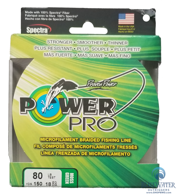 PowerPro Braid Line 150 Yards Moss Green