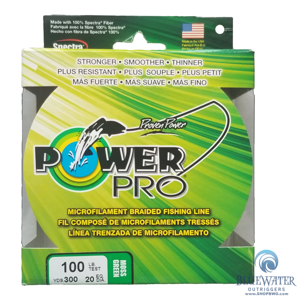 Power Pro Braided Spectra Line Moss Green 150lb / 300yd