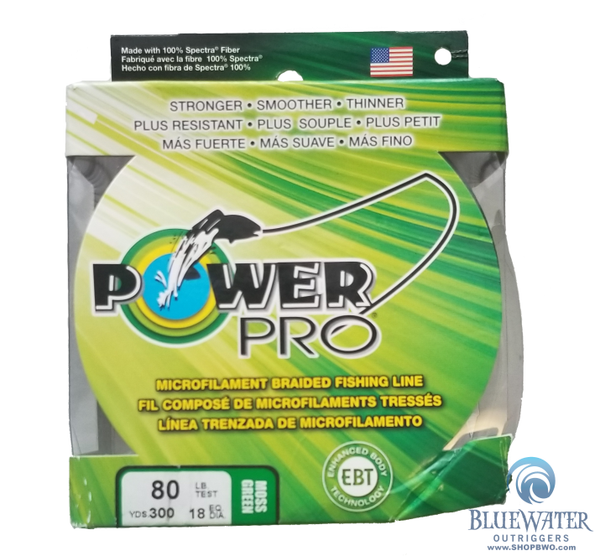 POWER PRO Spectra Fiber Braided Fishing Line, Moss Green, 300YD/8LB,  Braided Line -  Canada