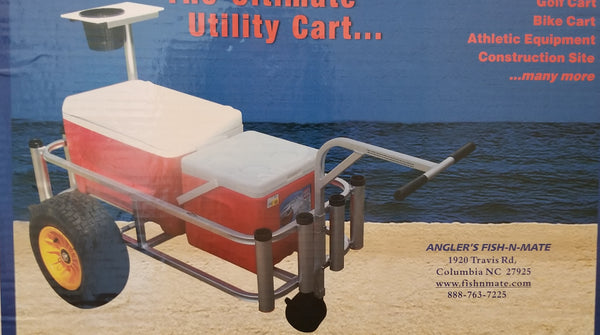 Buy FISH-N-MATE Anglers Pier Cart Anglers Pier Cart Lil Mate Small Pier  Cart Gold Anodize Alum #600 Online at desertcartZimbabwe