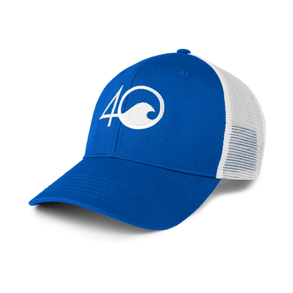 AFTCO Roller Flexfit Hat / Ocean Blue / L/XL