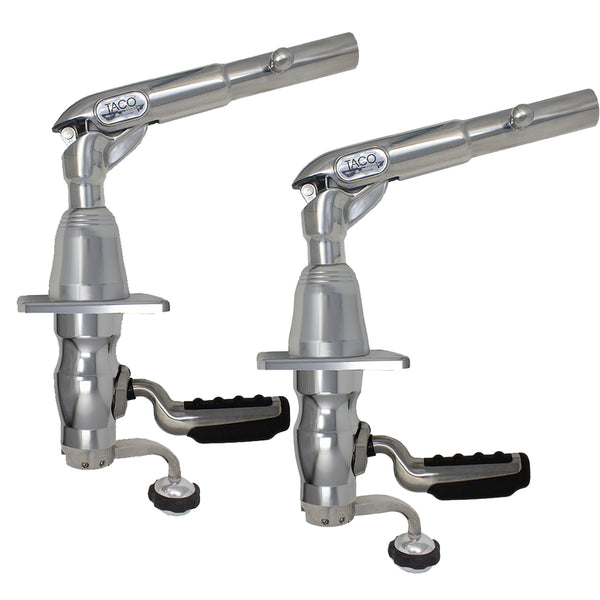 Lee's Sidewinder Bolt-In Outrigger Mounts, Lay-Down Version - Silver(Pair) [ SW9300]