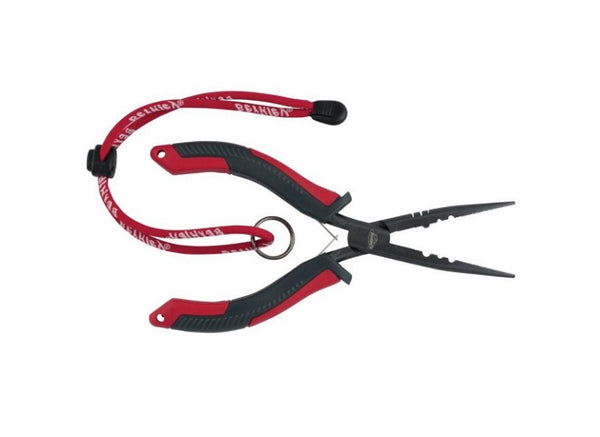 Penn 6 Inch Long Nose Stainless Steel Fishing Pliers With Sheath