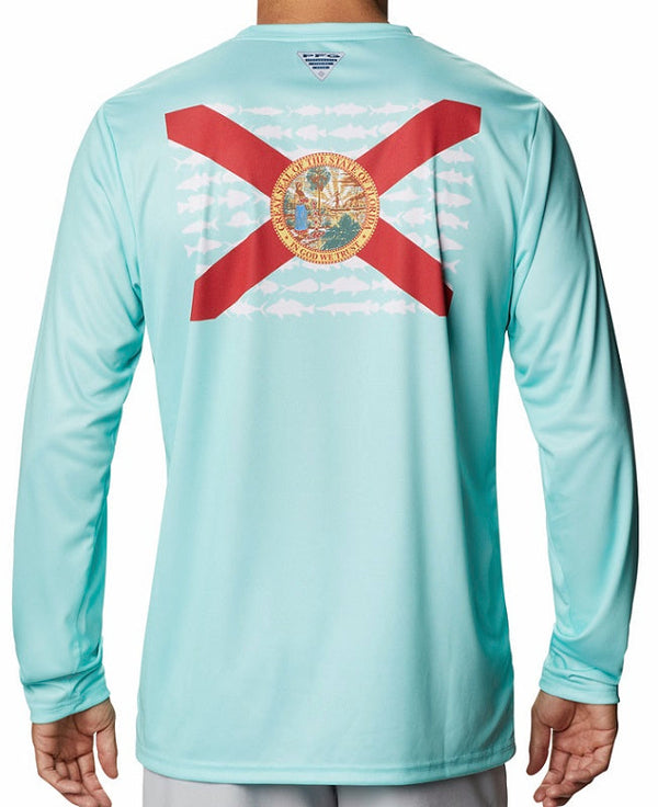 Columbia Men's PFG Terminal Deflector Printed L/S 900