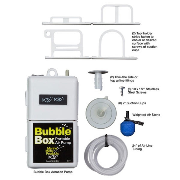 Marine Metal Products Bubble Box Livewell Kit with Aerator