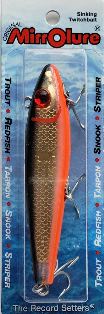 MirrOlure Big Game Series Trolling Lure, Fl Hot Pink/Silver Scale