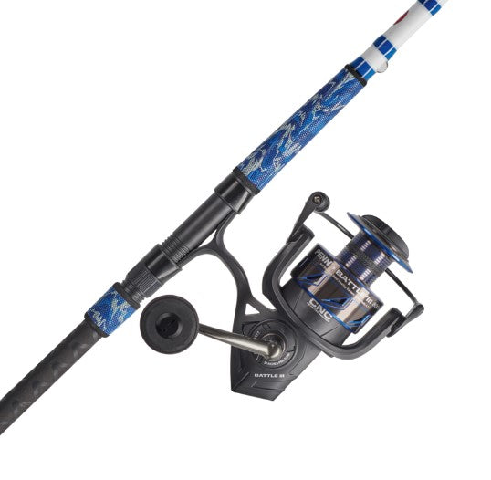 Passion II Spinning Reel and Fishing Rod Combo, Black/Rose Gold, 2000 Size  Reel