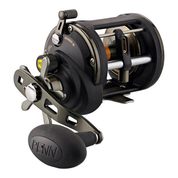 PENN SENATOR 115L 9/0 TROLLING FISHING REEL WITH BOX, PENN WRENCH & REEL  GREASE