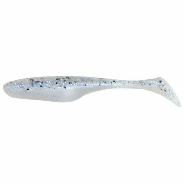 Bass Assassin STS38391 4 Split Tail Shad 10 Pk Chartreuse