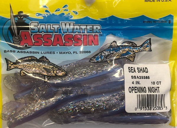 SaltWater Assassin Sea Shad Hammertime 4 10pk