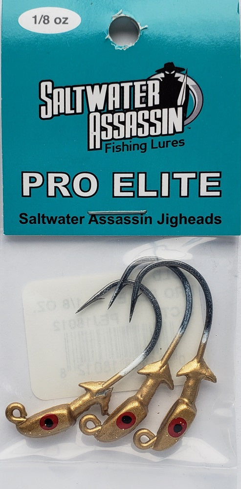 Bass Assassin - Pro Elite Jighead/New Penny 1/4 oz