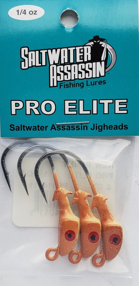 Saltwater Assassin Pro Elite Jigheads Chartreuse 1/8oz