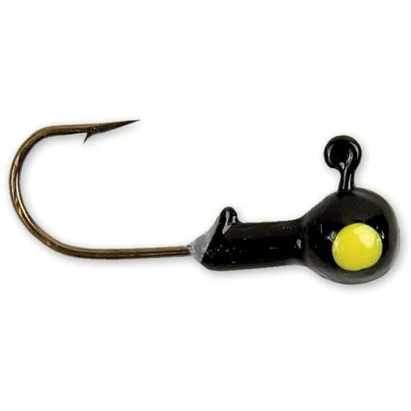 Eagle Claw Weedless Eagle Eye Jig Heads 1/4oz 5pk Chartreuse