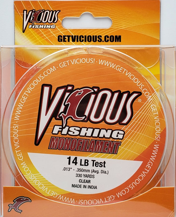 Vicious Monofilament Fishing Line 12lb 330yds VMCL12