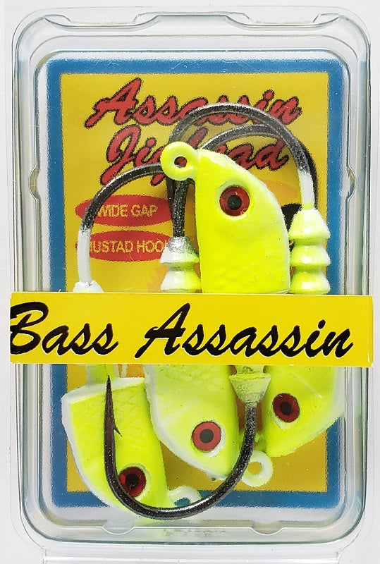 Bass Assassin Jighead New Penny 1/16oz 4pk