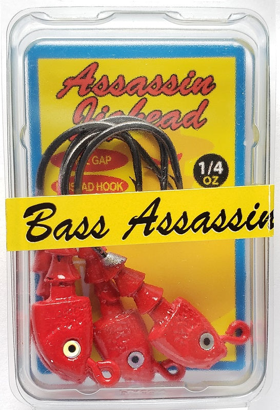 Bass Assassin Jighead New Penny 1/16oz 4pk